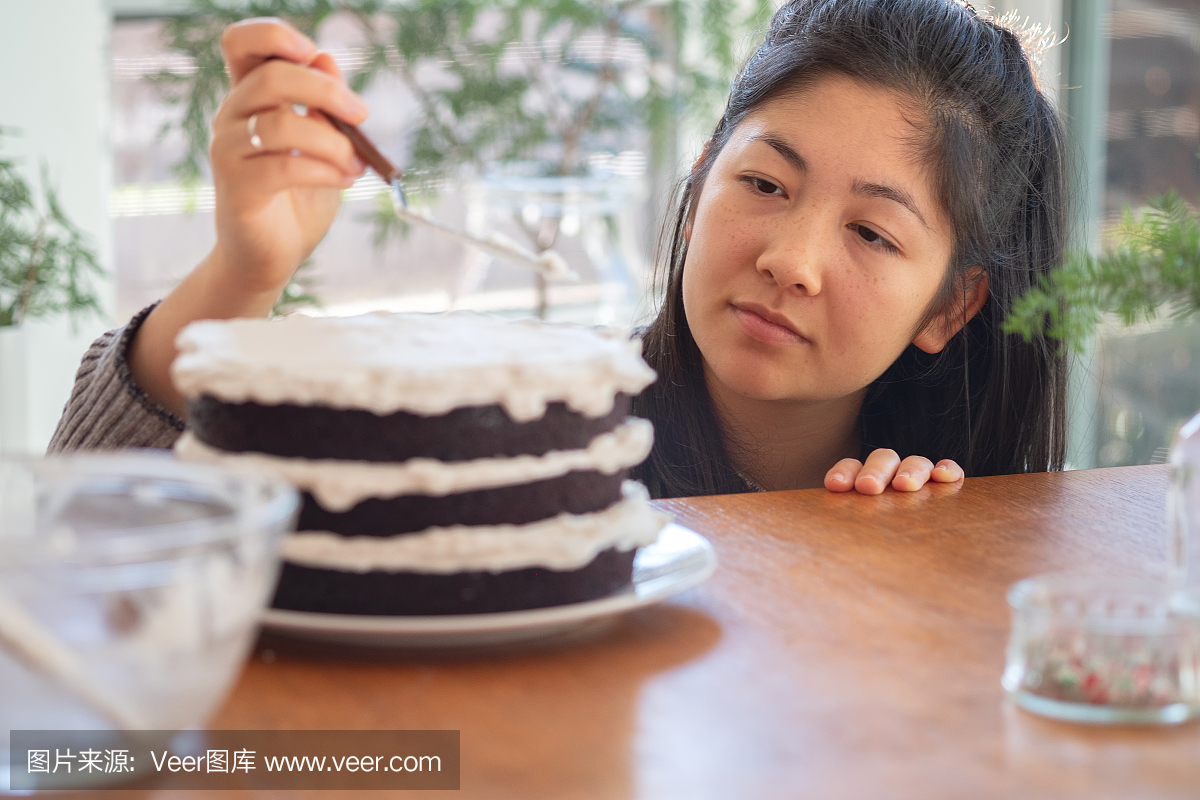 蛋糕,圣诞蛋糕,简单,甜点心