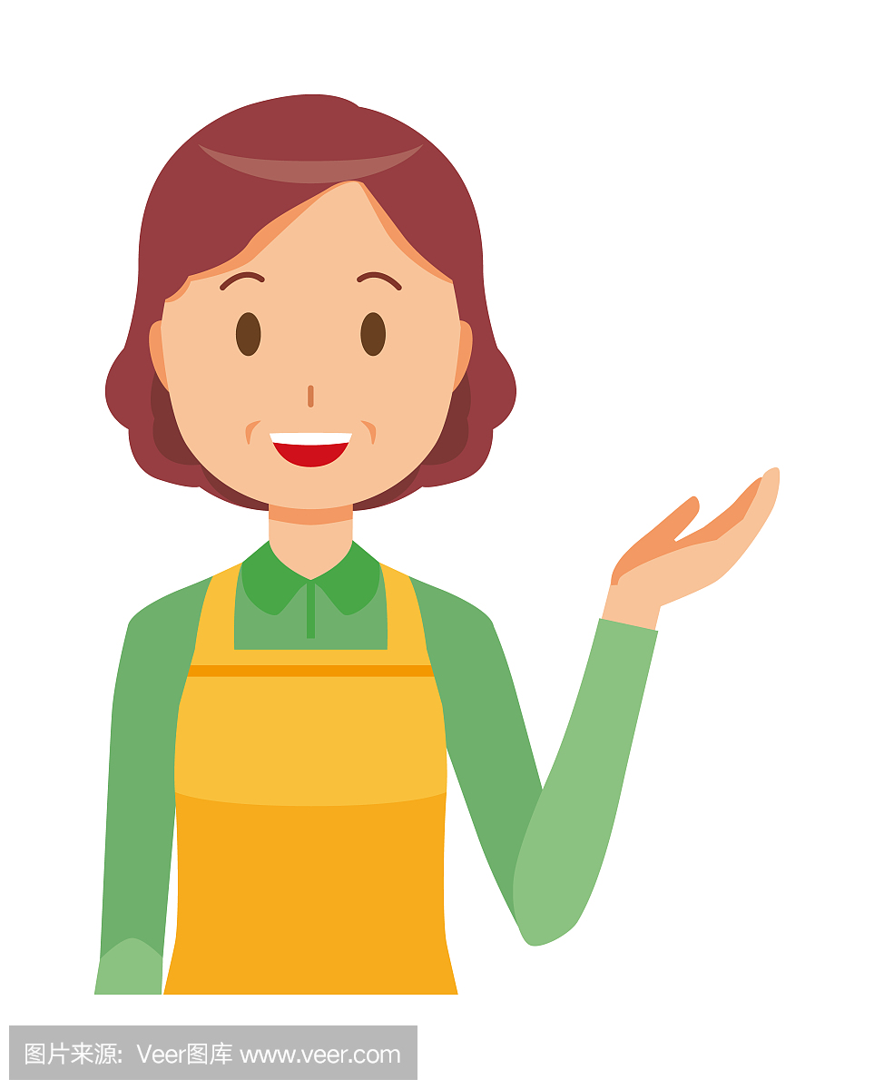 仅一个老年女人,只有一个老年女人,仅一名年长