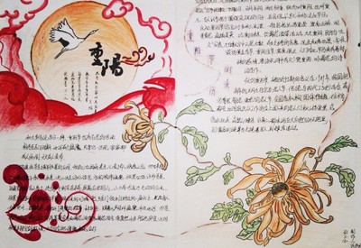传统节日,以下是出国留学网栏目小编为您整理关于重阳节主题手抄报,供
