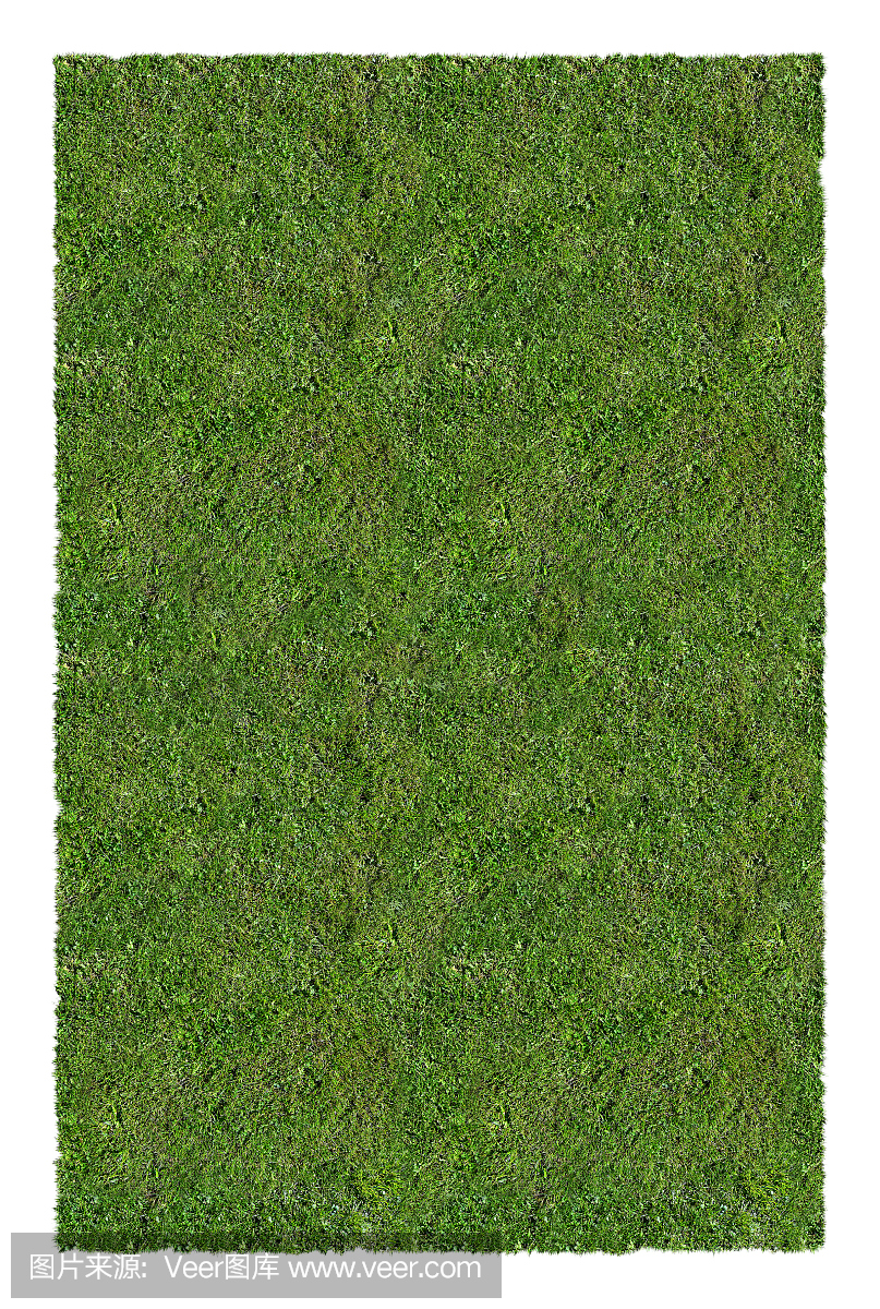 深绿色草地隔离地毯