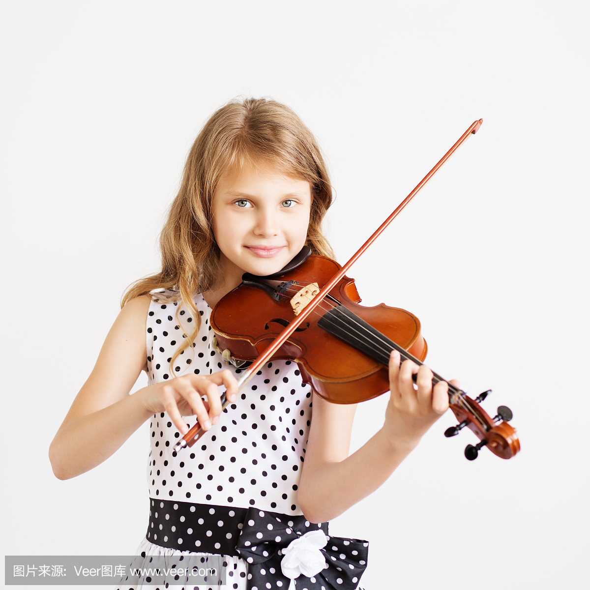 小提琴手的肖像。