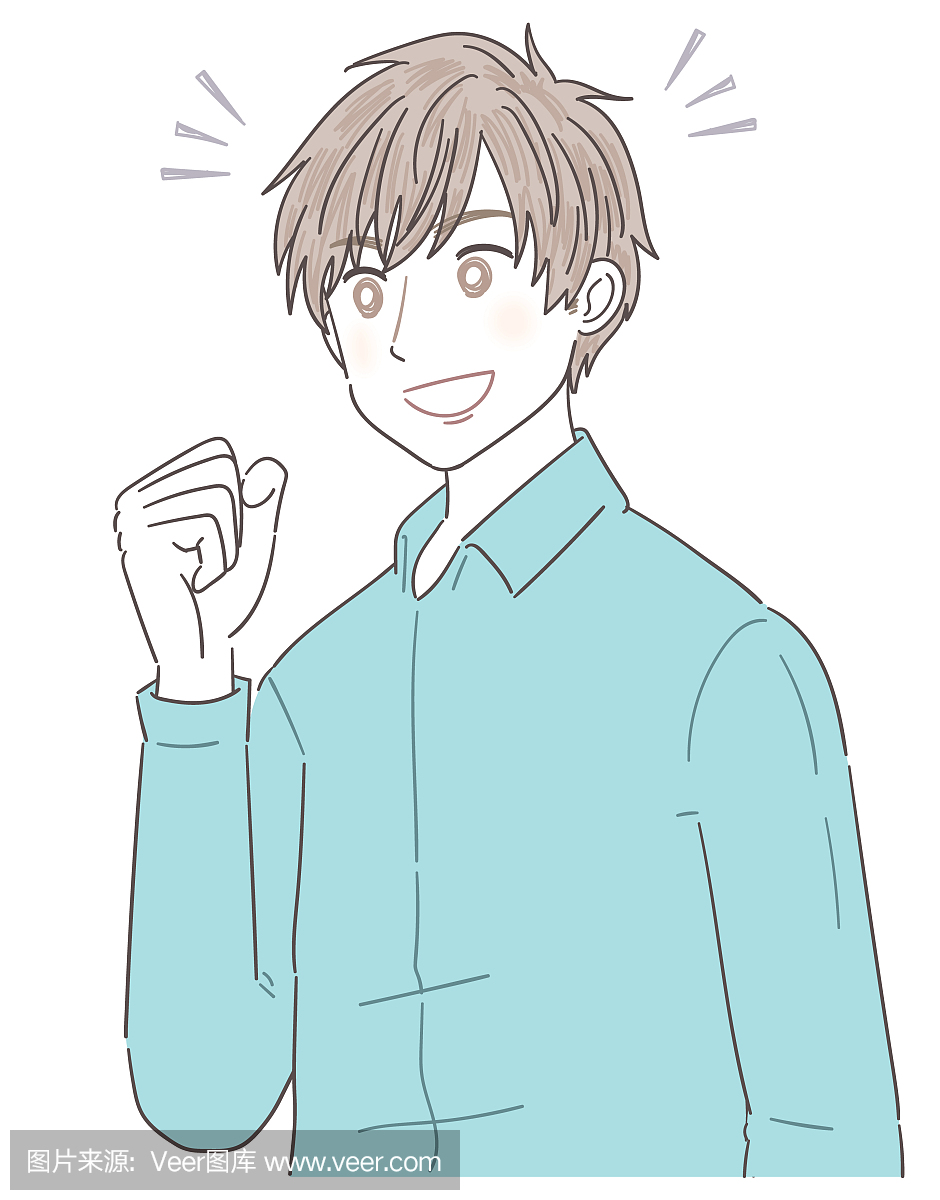 人,希望,男性,成功