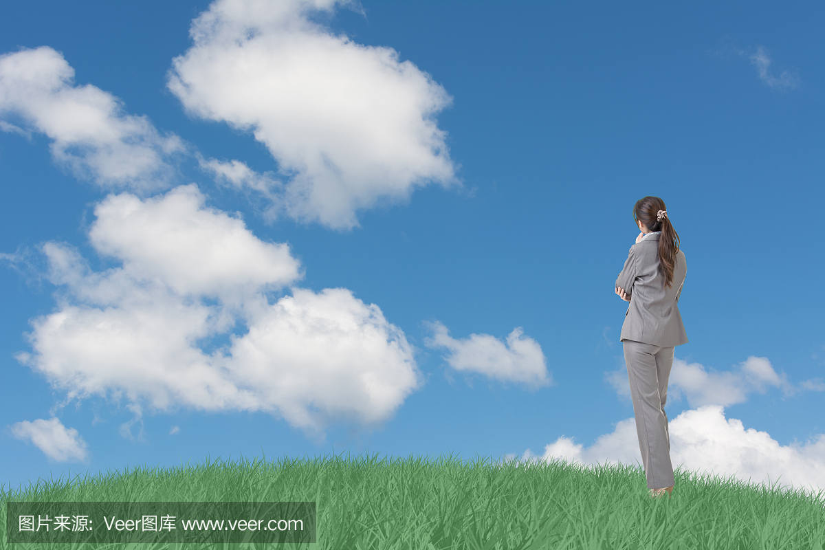 自然,留白,女人,天堂