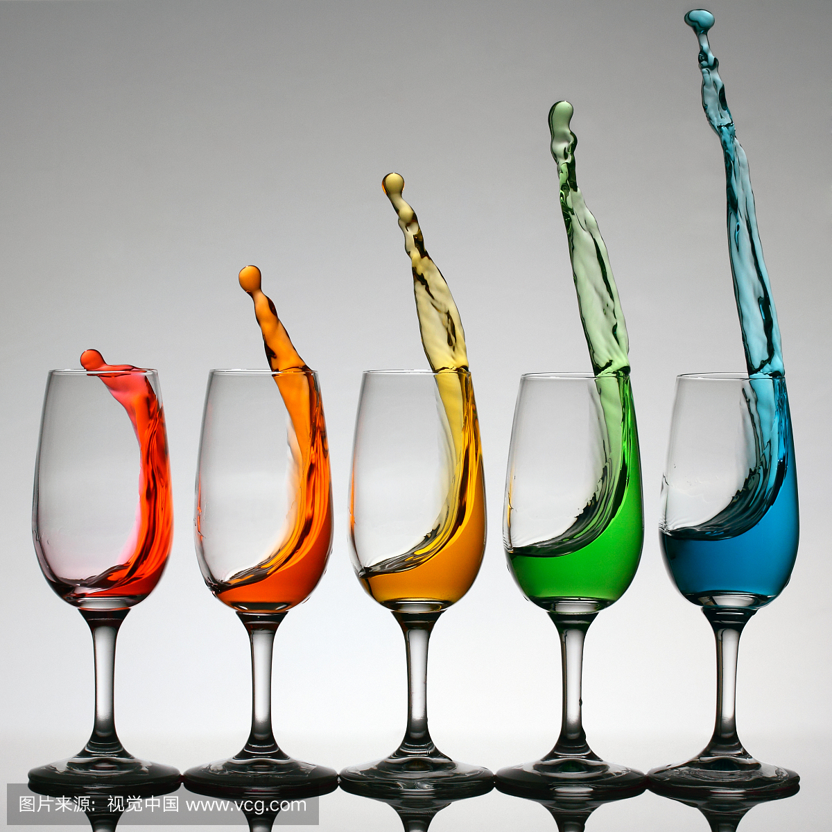 Cheers higher with colorful splashes from wine 