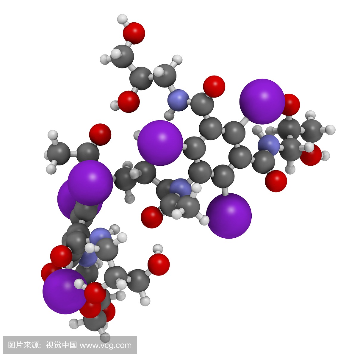 碘辛醇造影剂分子