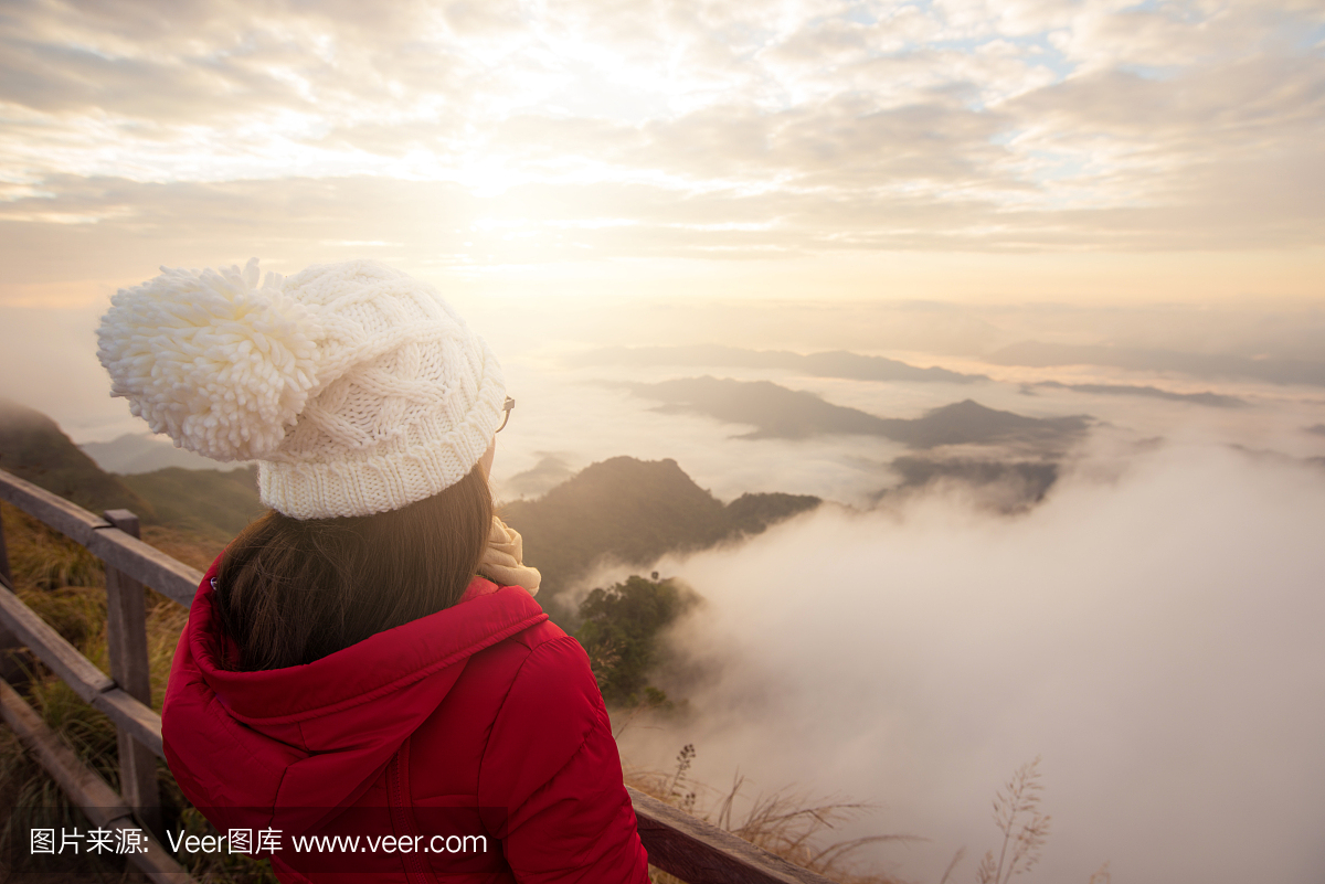 天空,青少年,在边上,旅行者