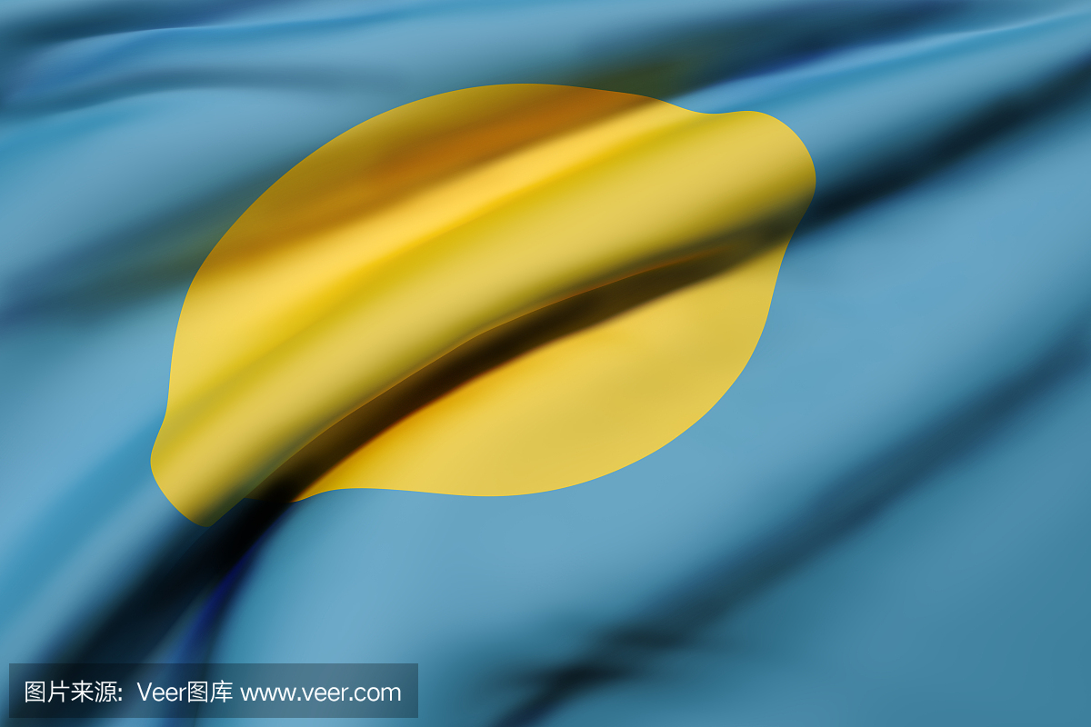 帕劳共和国国旗