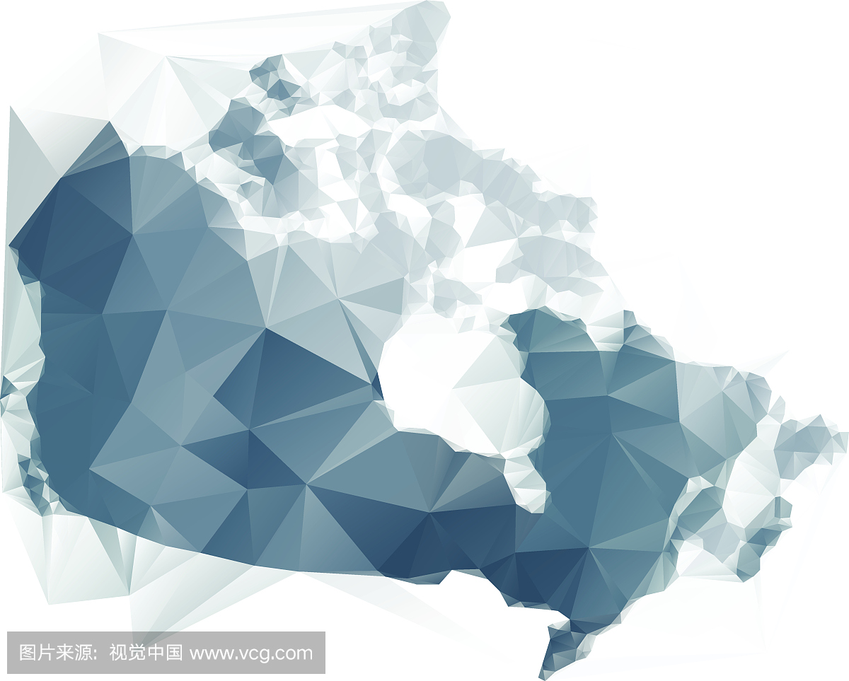 Lowpoly加拿大地图