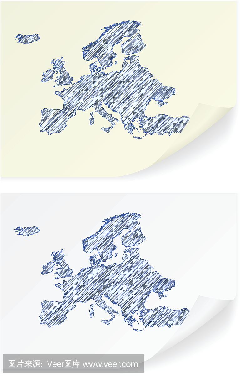 欧洲涂鸦地图