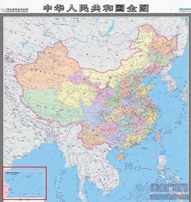 中国地图缩略图
