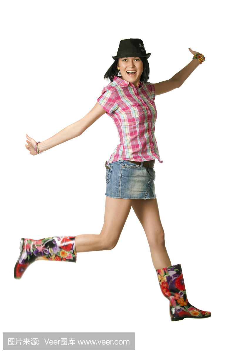 背景分离,简单背景,舞蹈,仅青少年