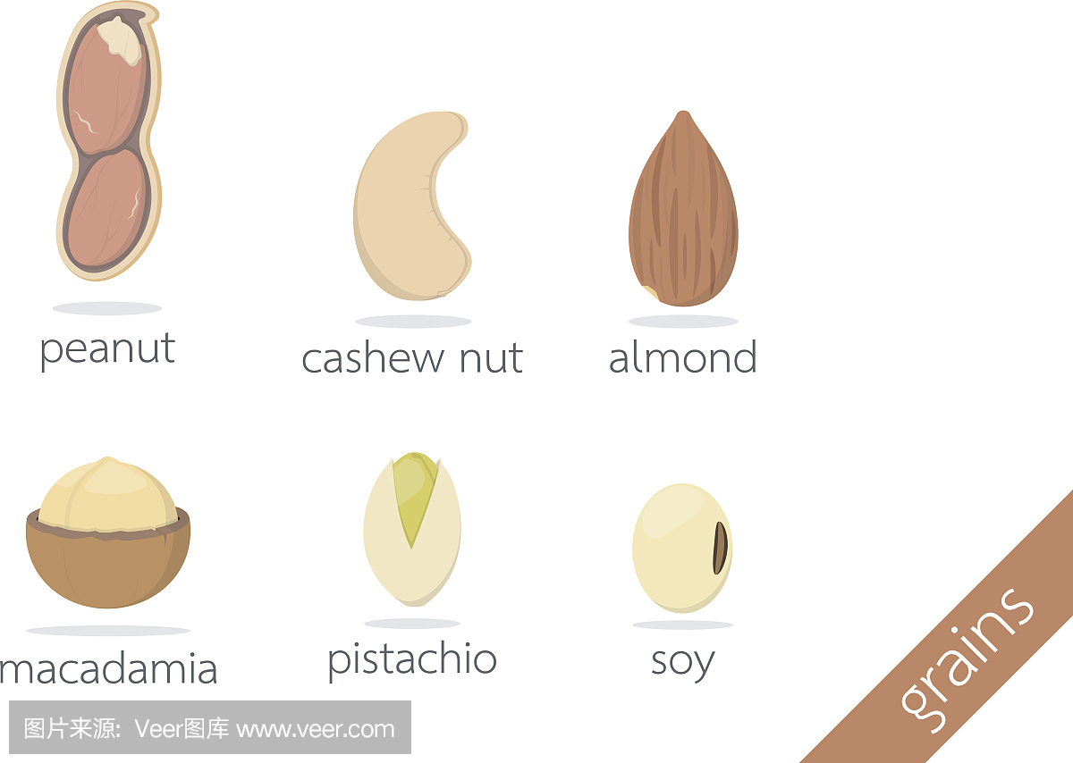 花生腰果杏仁澳大利亚开心果大豆