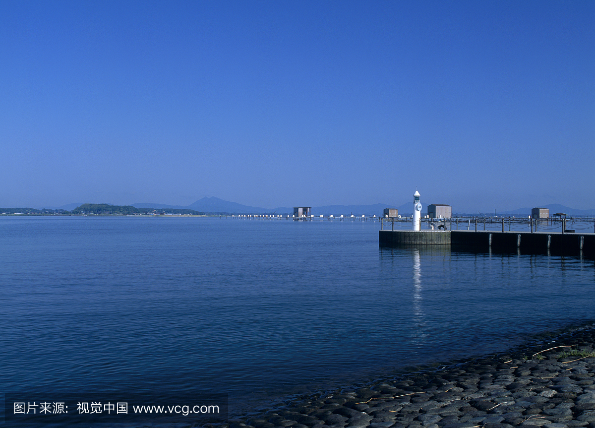 Kasumigaura湖,名古屋,茨城县,日本