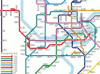 重庆轨道交通线路图