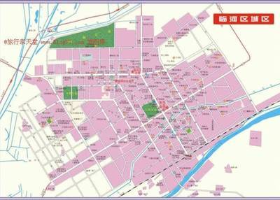 临河区城区地图_巴彦淖尔地图-63kb图片